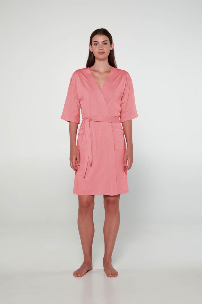 Robe with Short Sleeve