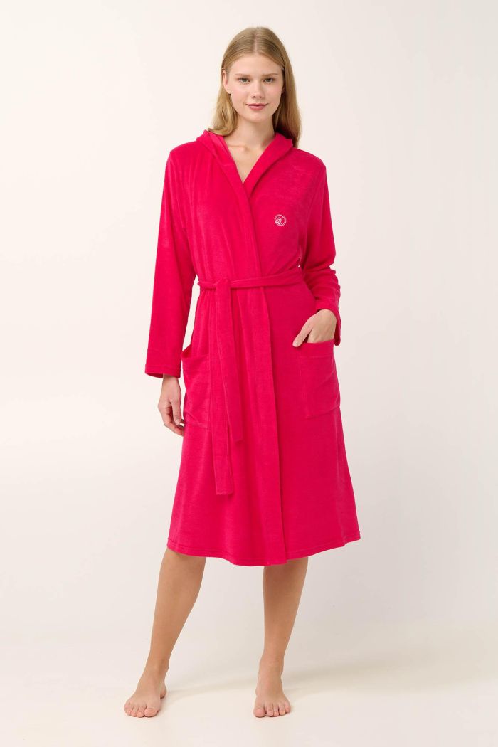 Župan froté s kapucí