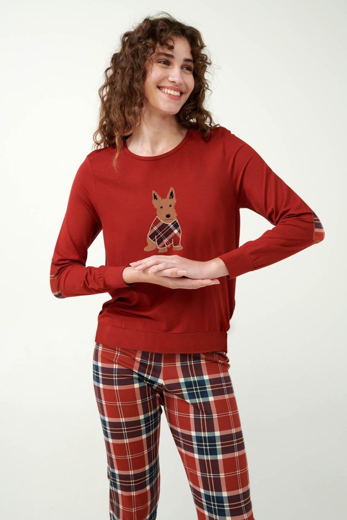 Scottish Terrier Print Pyjamas