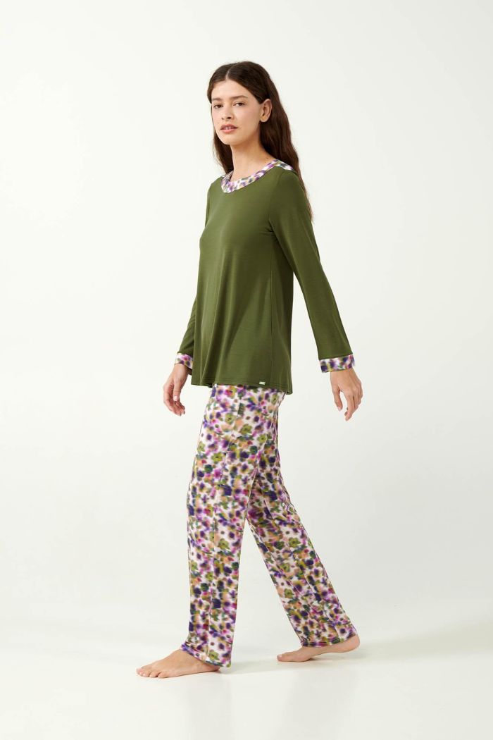 Pijama Micromodal Floral