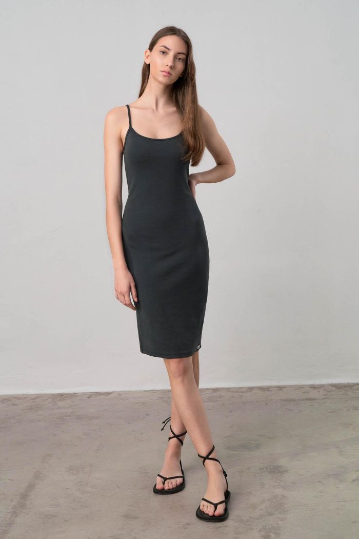 Plain Dress with Straps