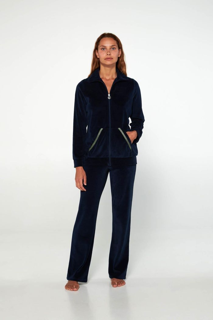 Plain Zipped Tracksuit