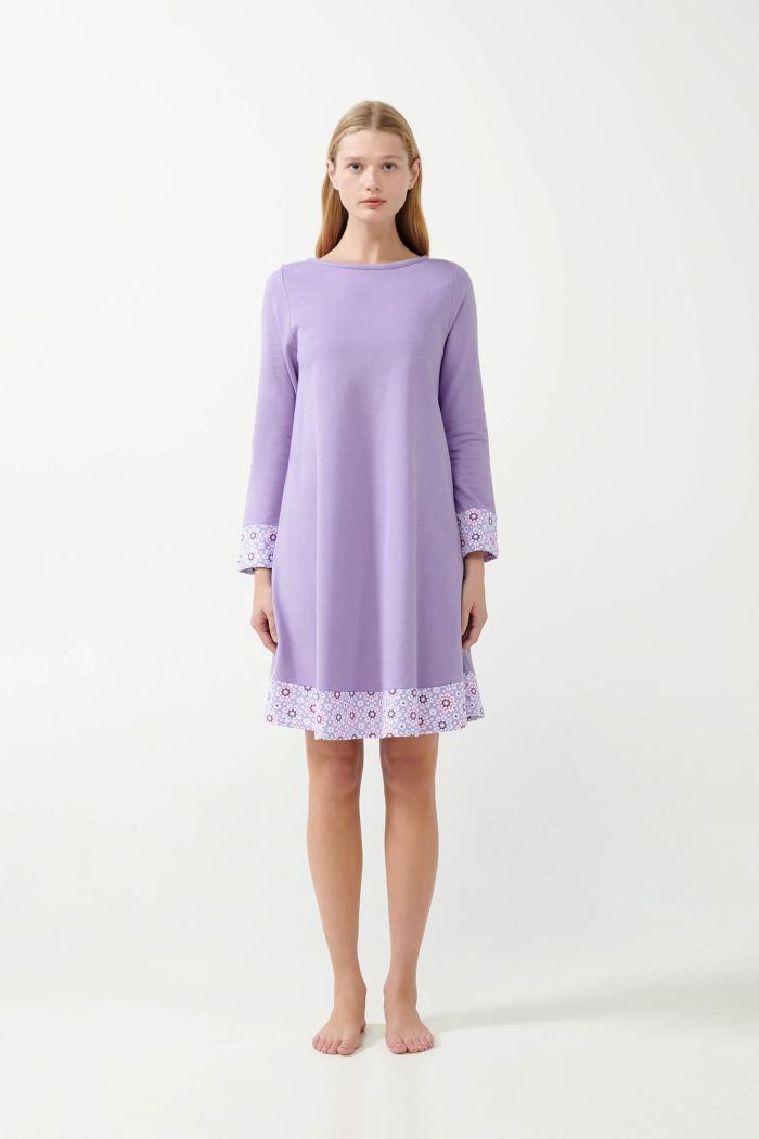 Amethyst Lilac Kaleidoscope Nightgown