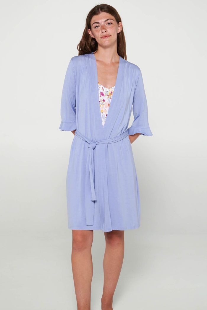 Robe with Short Sleeve