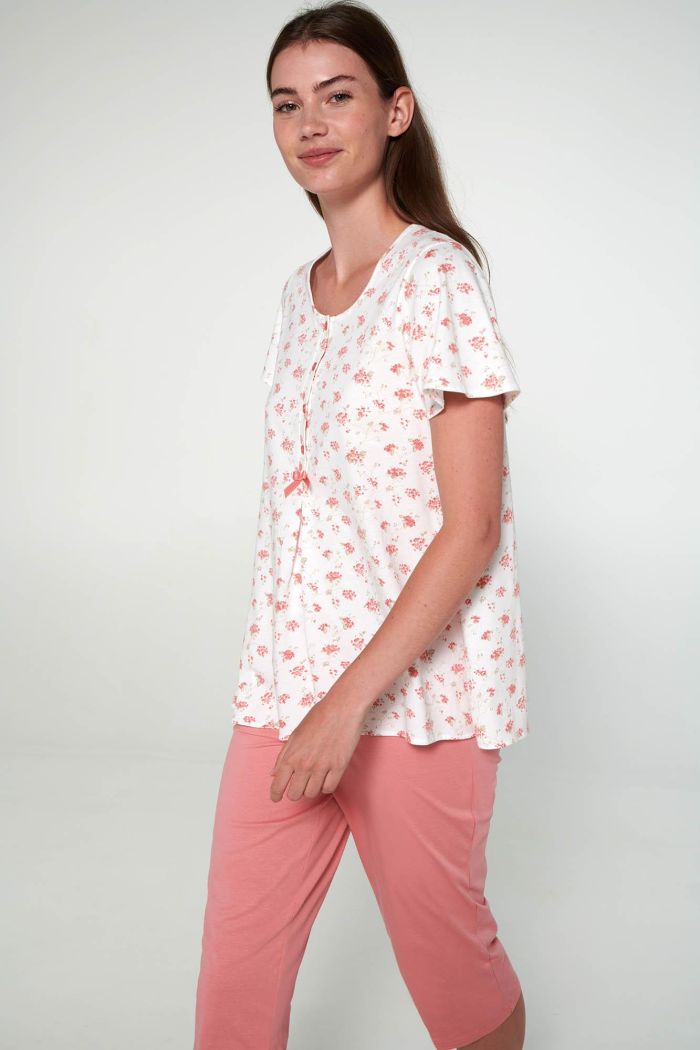 Pyjamas with Button Placket