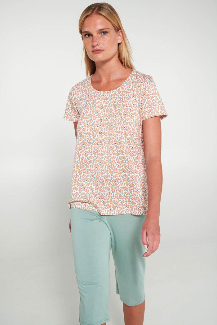 Pyjamas with Button Placket