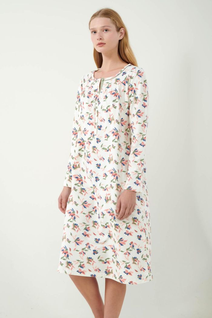 Pastel Floral Nightgown