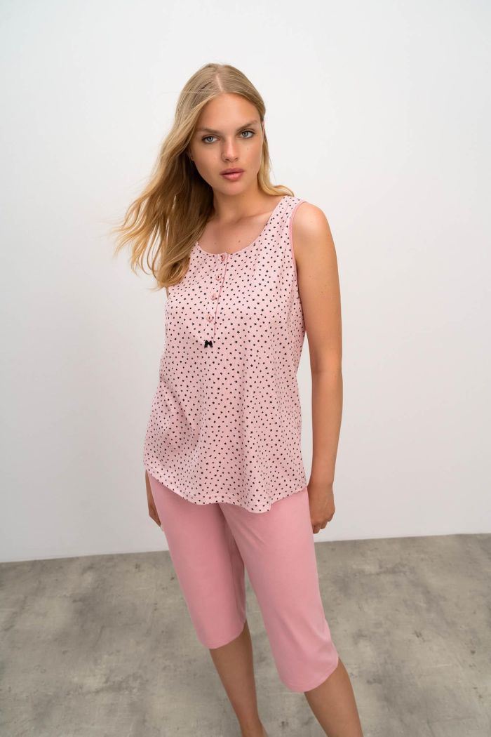 Printed Pyjamas with Buttons