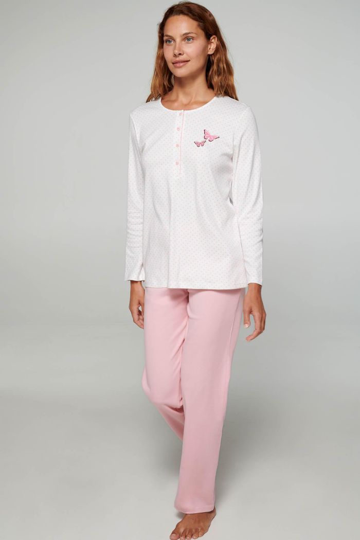 Pyjamas with Button Placket